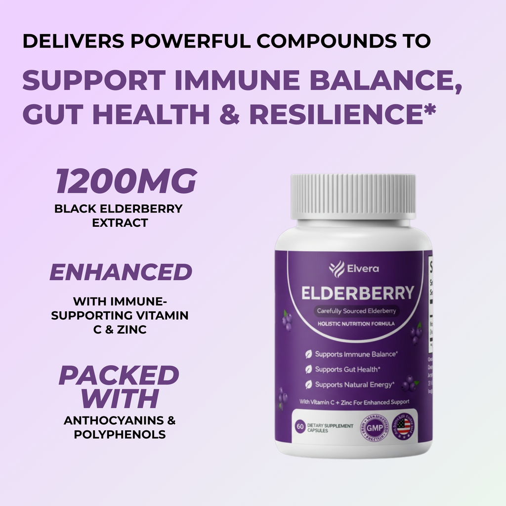 Elvera Elderberry Complex with Zinc & Vitamin C