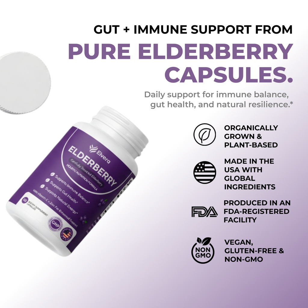 Elvera Elderberry Complex with Zinc & Vitamin C