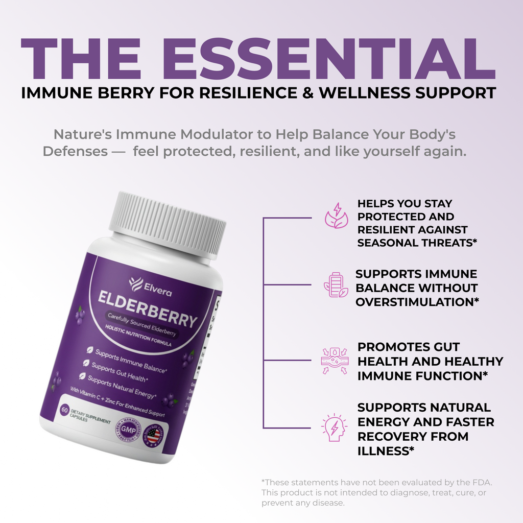 Elvera Elderberry Complex with Zinc & Vitamin C