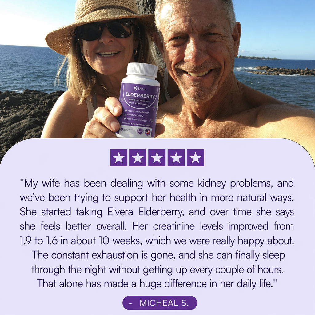 Elvera Gut Support Complex with Elderberry, Zinc & Vitamin C