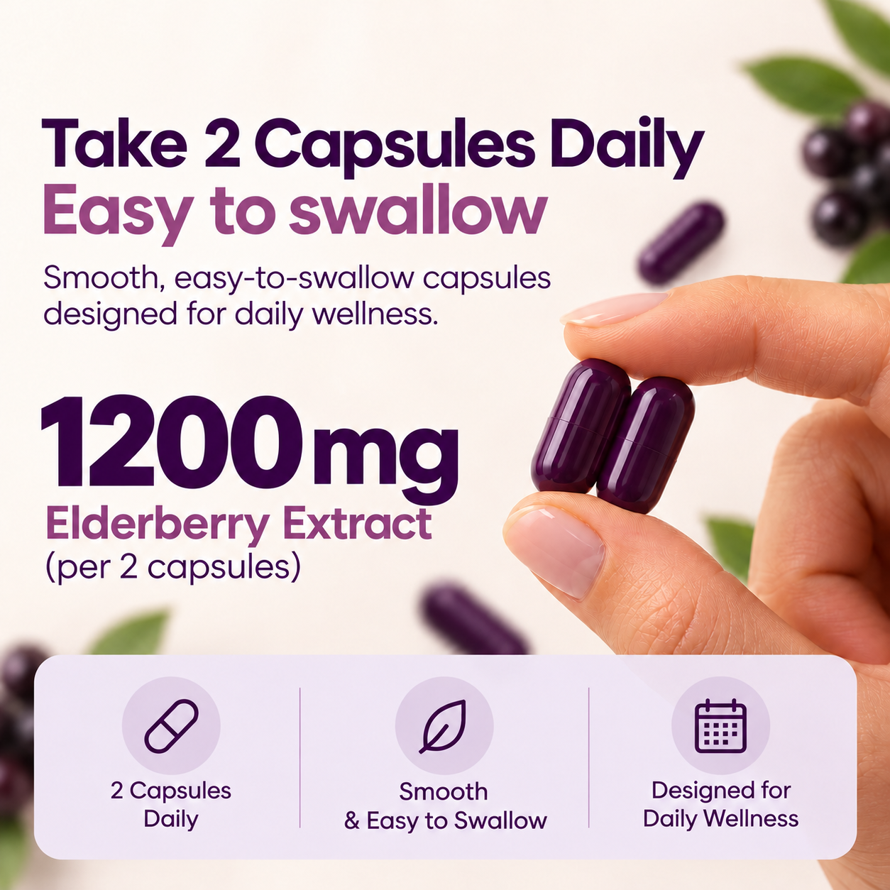 Elvera Gut Support Complex with Elderberry, Zinc & Vitamin C