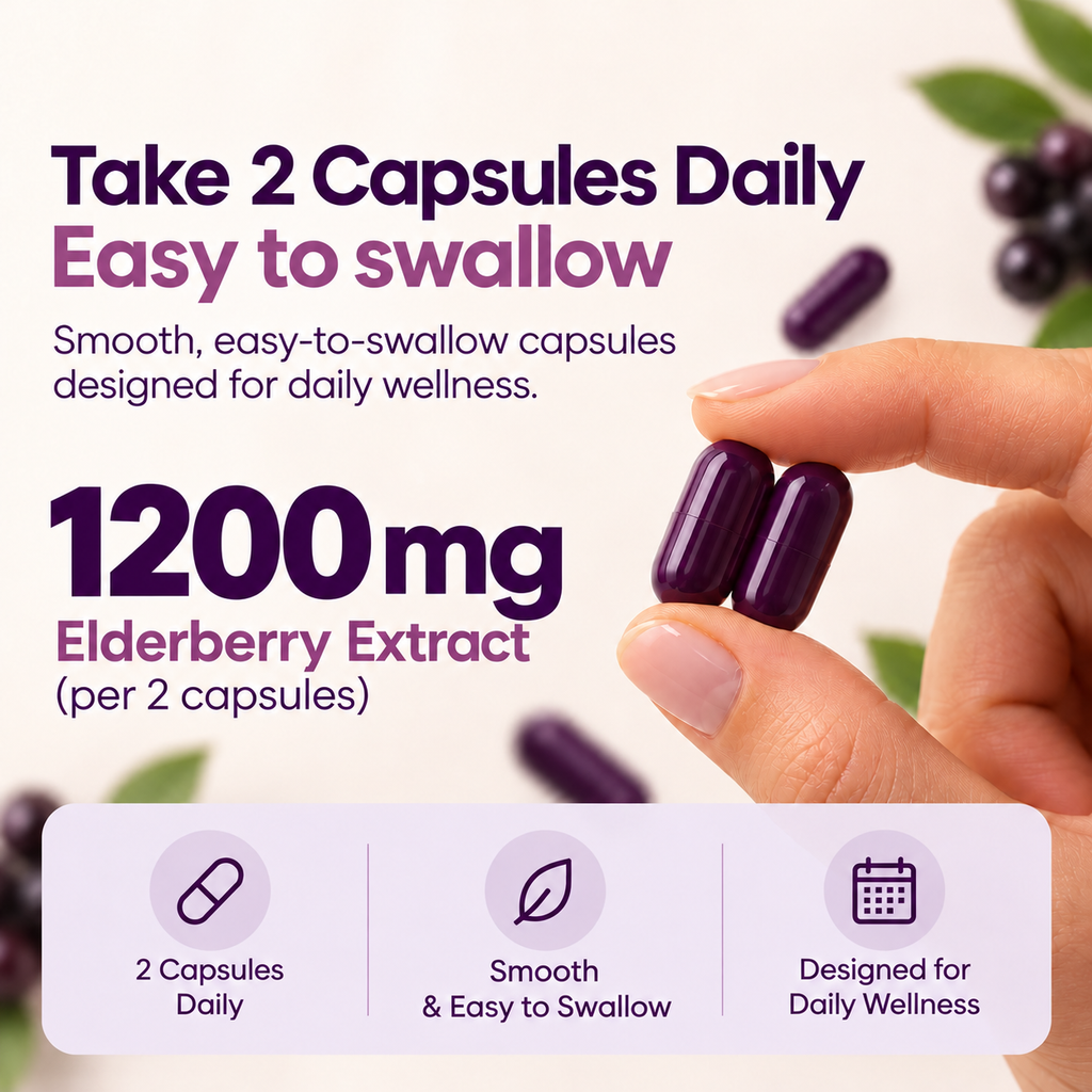 Gut Support Complex with Elderberry, Zinc & Vitamin C