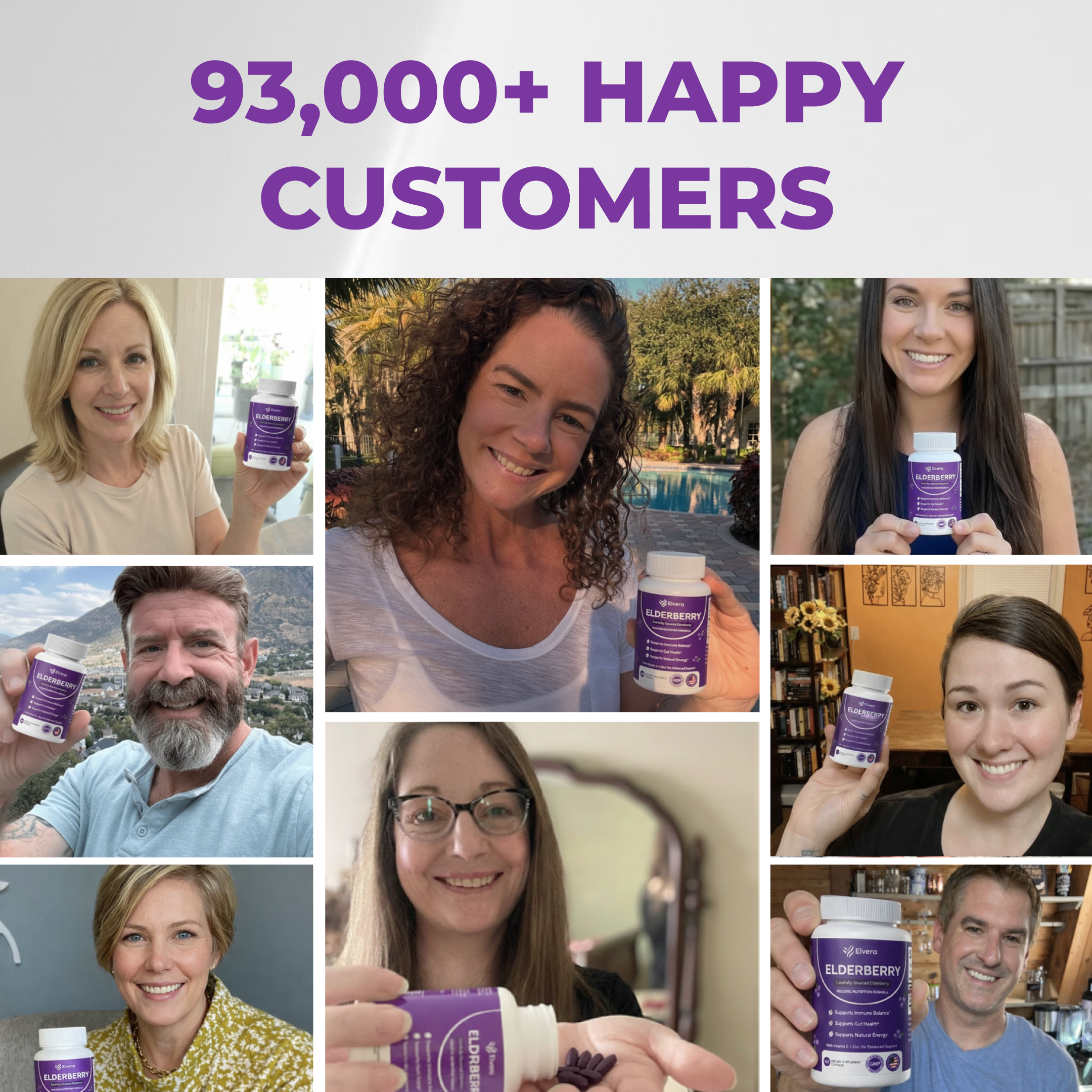 Elvera Gut Support Complex with Elderberry, Zinc & Vitamin C